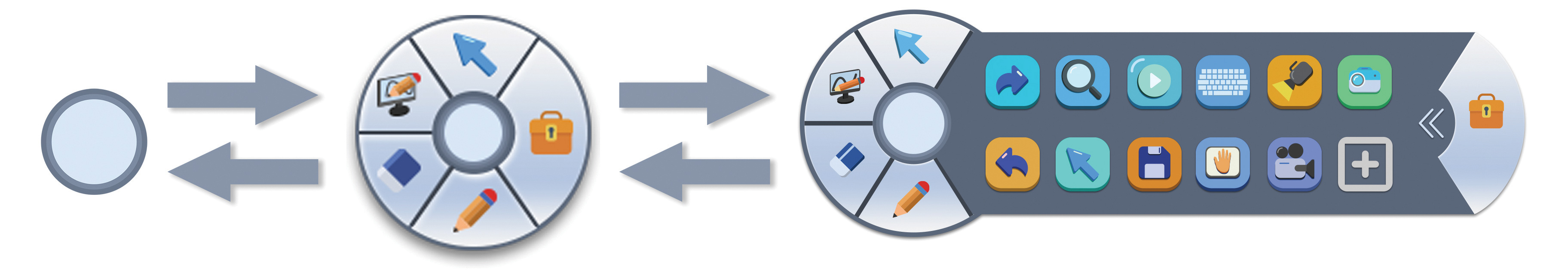 Elastic Floating Toolbar of Intech V5.0