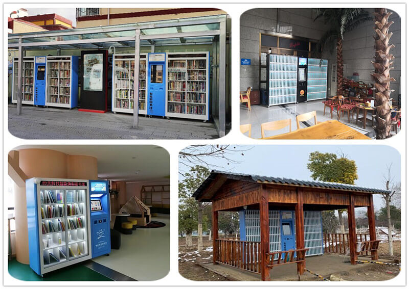 Intech smart mini library in the community, park, office areas