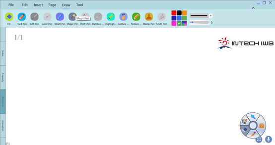 INTECH interactive whiteboard software V5.1.0