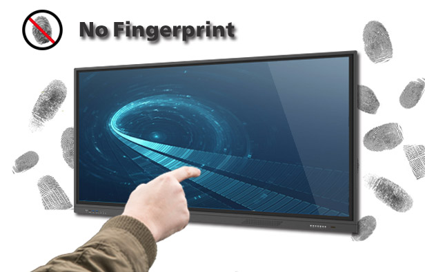 anti fingerprint interactive touch panel