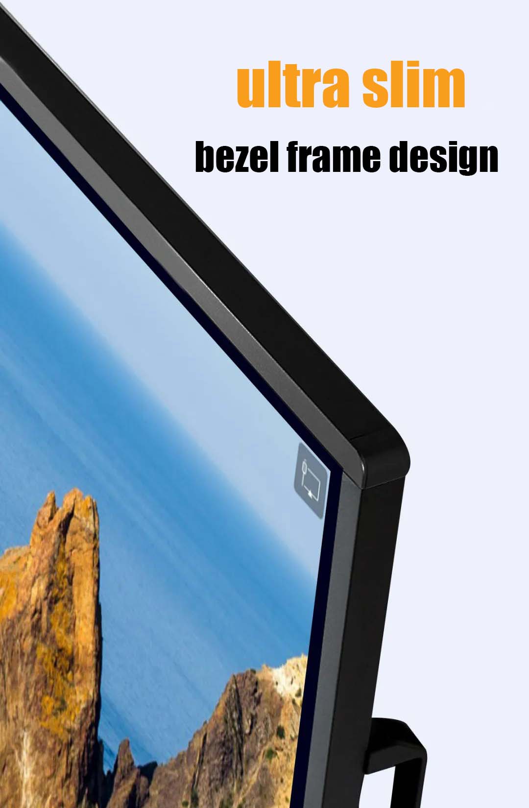 INTECH interactive flat panel DW series with ultra slim bezel frame