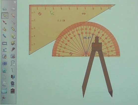 Use the Interactive Board to Teach Angles & Circles