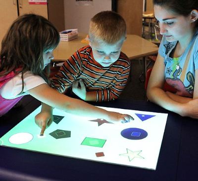 multi user touchscreen for activities