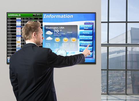 Interactive flat panel is intuitive in use.