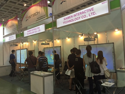 INTECH at COMPUTEX TAIPEI 2015 with its latest interactive whiteboards