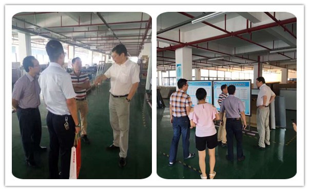 The government officials inspected INTECH Industrial Park.